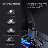 شاحن سيارة قابل للسحب 4 في 1 / 4 in 1 Retractable Charger