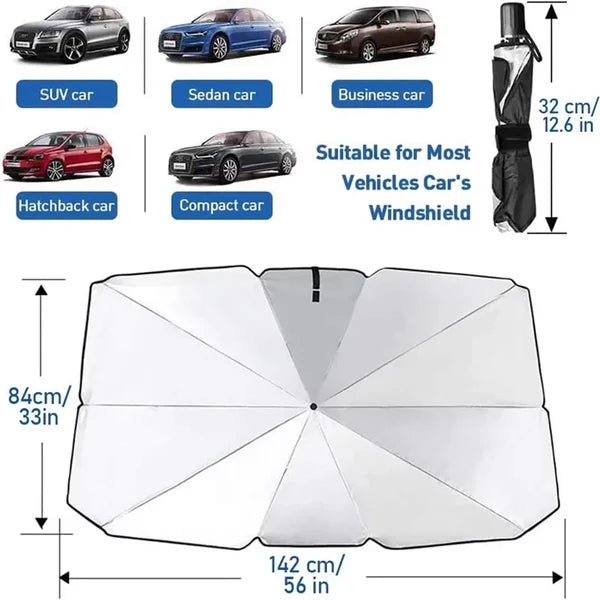 مظلة واقية للزجاج الأمامي للسيارة / Car Windshield Umbrella