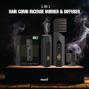 مبخرة بخور ومشط شعر 2 في 1 / 2 in 1 Hair Comb Incense Burner