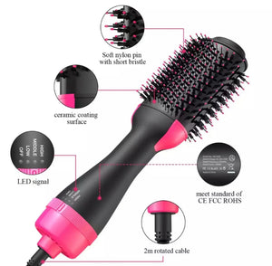 One Step 3 In 1 Hot Air Brush  |  Straighter |Dryer | Brush