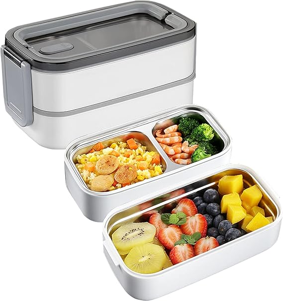 صندوق غداء محكم الإغلاق لتحضير الوجبات / Leak-Proof Meal Prep Lunch Box