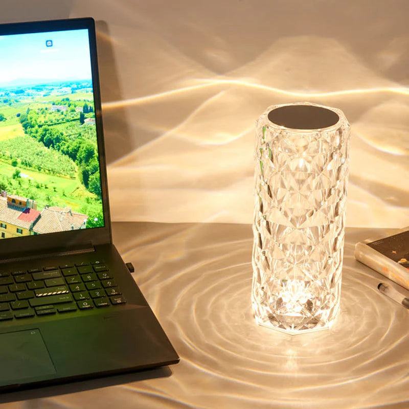 مصباح طاولة كريستالي LED / LED Crystal Table Lamp