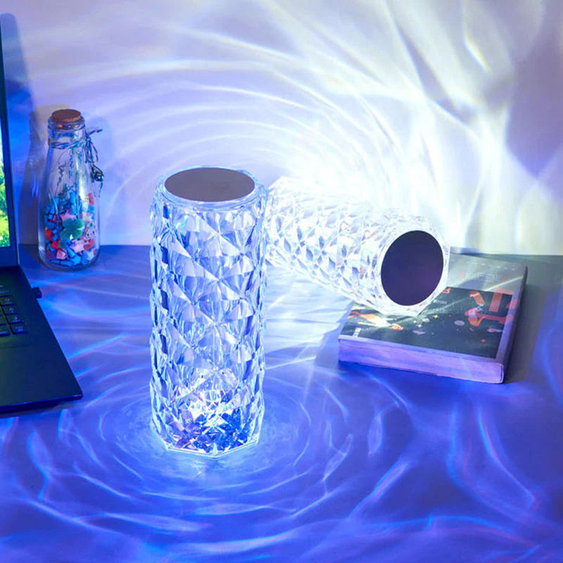 مصباح طاولة كريستالي LED / LED Crystal Table Lamp